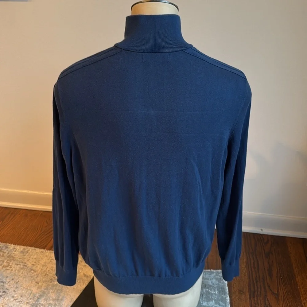 Banana Republic Men’s Extra Large Collared 1/4 Zip Up Silk Cashmere Long Sleeve